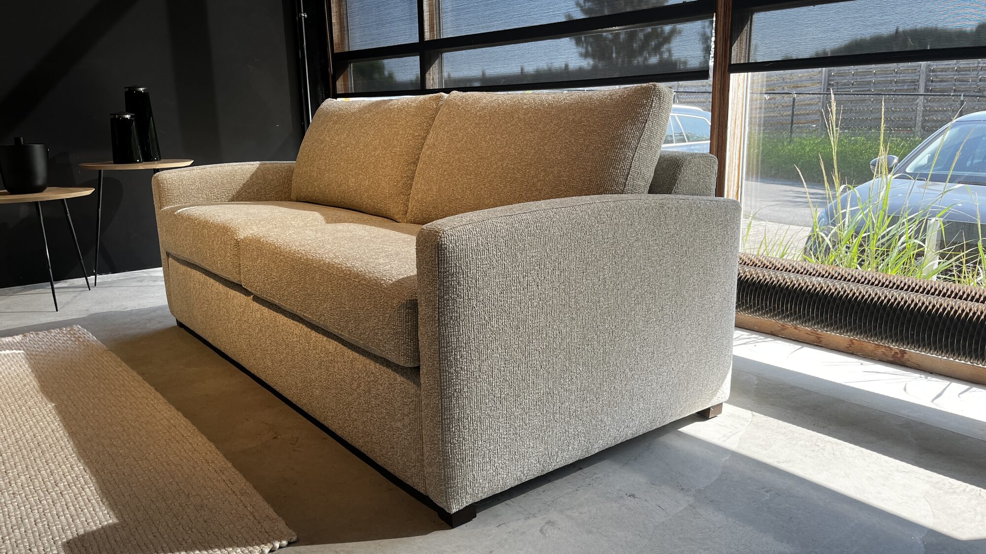 Aspen sofa bed in Basquiat/11 – Marie’s Corner ex-display at MC Circle