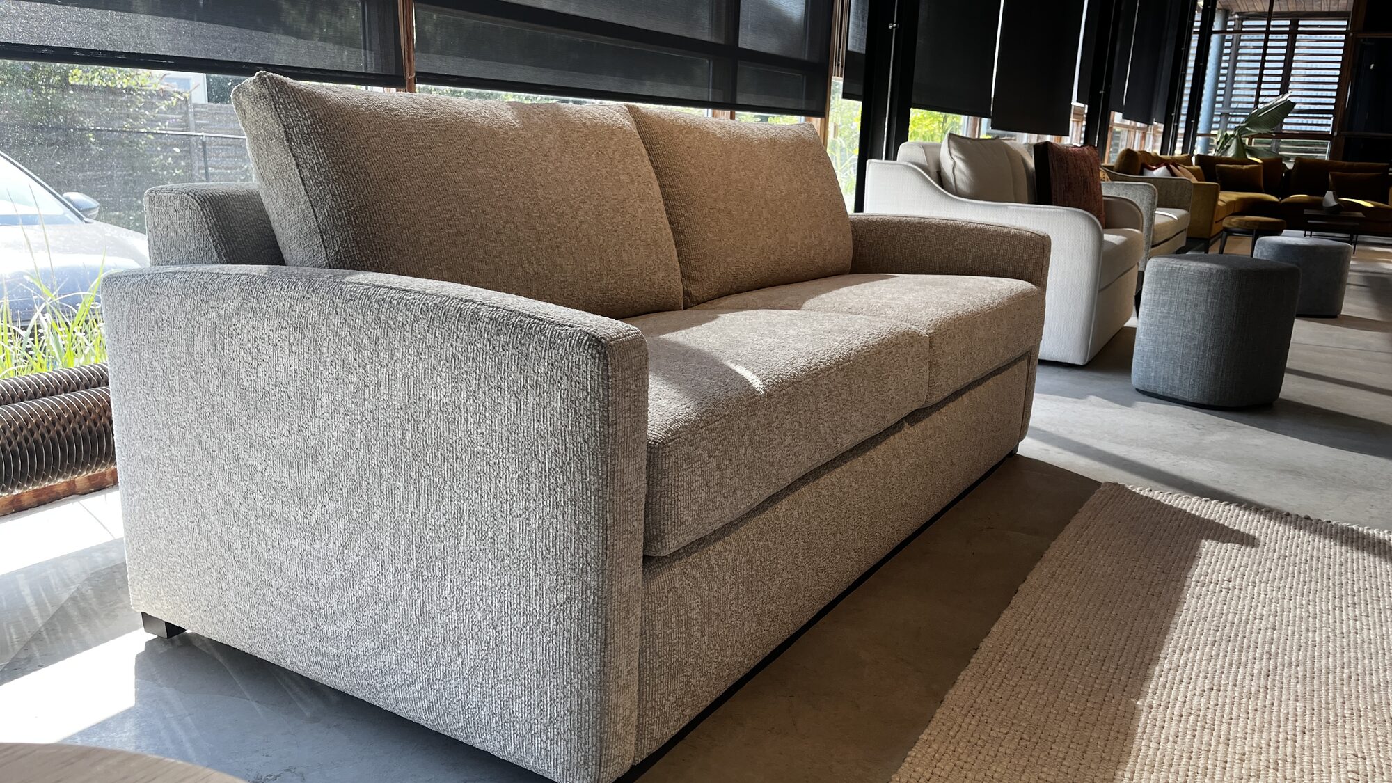 Aspen sofa bed in Basquiat/11 – Marie’s Corner ex-display at MC Circle