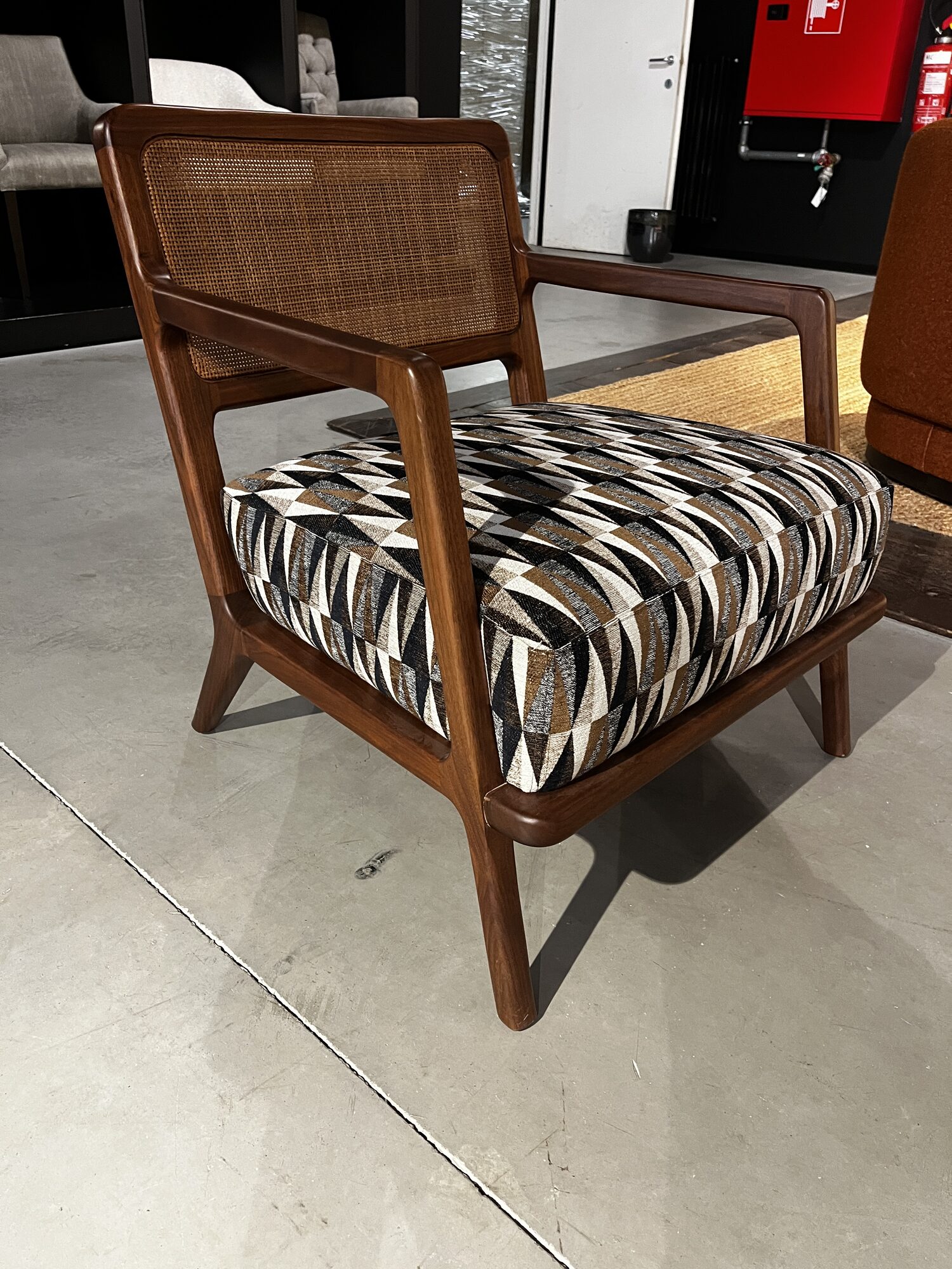 Ashton walnut armchair in Peak/79 – Marie’s Corner ex-display at MC Circle